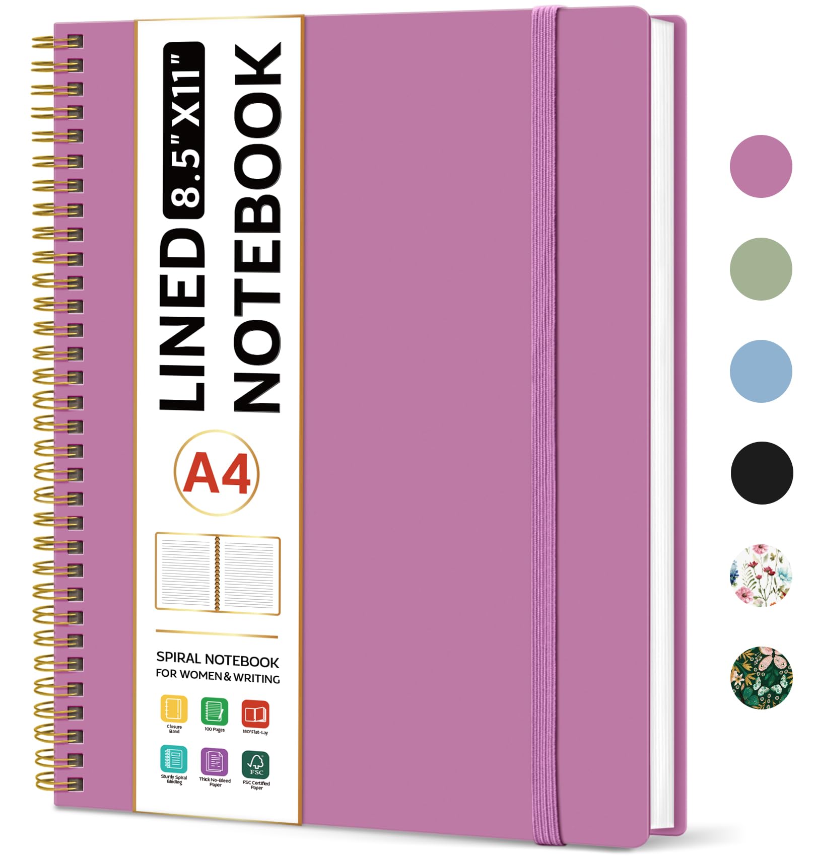 A4 Spiral Notebooks
